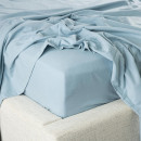 Hush-Plain-Blue-Fitted-Flannelette-Sheet Sale