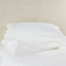 Hush-Plain-White-Flannelette-Pillowcase-Pair Sale