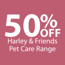 50-off-Harley-Friends-Pet-Care-Range Sale