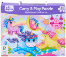 Junior-Jigsaw-Carry-Play-Puzzle-Rainbow-Unicorn-45-Pieces Sale