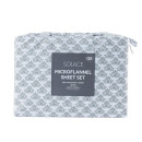 Solace-Grey-Microflannel-Sheet-Set Sale