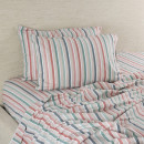 Hush-Stripe-Flat-Flannelette-Sheet Sale