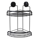 Home-Essentials-Twist-Lock-Double-Shelf-Corner-Shower-Caddy Sale