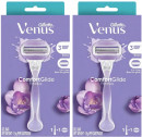 Gillette-Venus-ComfortGlide-Fressia-Razor-Handle-2-Blades Sale