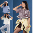 Simple-Sunday-Relaxed-Stripe-Tee Sale