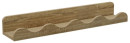 Flexi-Storage-Decorative-Shelving-600mm-x-120mm-x-80mm-Scalloped-Edge-Wall-Shelf-in-Oak Sale