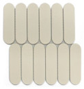 Johnson-Tiles-Ovella-290mm-x-276mm-Mosaic-Wall-Tile-in-Satin-Beige Sale
