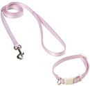 Happy-Tails-Puppy-Collar-and-Leash-Set-in-Pink Sale
