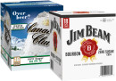 Canadian-Club-Zero-Dry-48-or-Jim-Beam-Zero-Sugar-Cola-48-18-x-330mL-Cans Sale
