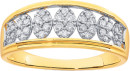 9ct-Diamond-Cluster-Ring Sale