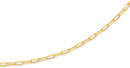 9ct-48cm-5cm-Solid-Paperclip-Necklace Sale
