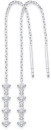 Sterling-Silver-Alternating-Cubic-Zirconia-Thread-Earrings Sale
