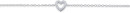 Sterling-Silver-Cubic-Zirconia-182cm-Open-Heart-Bracelet Sale
