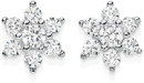Sterling-Silver-Cubic-Zirconia-Small-Star-Cluster-Stud-Earrings Sale