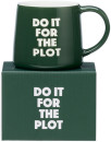 Barrel-Mug-Do-It-For-The-Plot-Green Sale