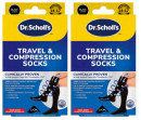 Scholl-Flight-Socks-Compression-Hosiery-Black-44-47 Sale