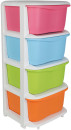 Colourful-4-Layer-Drawer-Knockdown-Set Sale