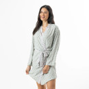 Contrast-Trim-Bathrobe Sale