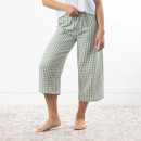 100-Cotton-Gingham-Capri-Pant Sale
