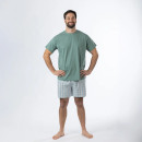 Mens-Check-Short-Tee-PJ-Set Sale