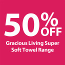 50-off-Gracious-Living-Super-Soft-Towel-Range Sale