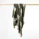 Design-Republique-Lucy-Check-Waffle-Throw-Green Sale