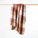 Design-Republique-Lucy-Check-Waffle-Throw-Rust Sale