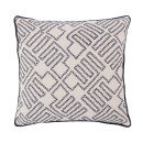 Design-Republique-Camila-Embroidered-Cushion-BlackBeige Sale