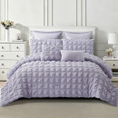 Solace-Blake-Seersucker-7-Piece-Comforter-Set-Lilac Sale