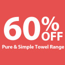 60-off-Pure-Simple-Towel-Range Sale