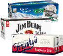 Canadian-Club-Zero-48-Jim-Beam-Zero-Sugar-Cola-48-or-Frankys-Range-6-10-x-330mL-Cans Sale