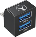 Bonelk-USB-C-to-USB-A-Dual-Adapter-ELK-80090-R-Black Sale