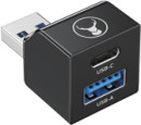 Bonelk-USB-A-to-USB-C-USB-A-Dual-Adapter-ELK-80093-R-Black Sale