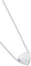 Sterling-Silver-43cm-Puff-Heart-Necklet Sale