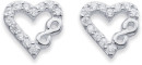 Sterling-Silver-Infinity-Heart-Studs Sale