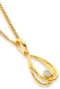 9ct-Diamond-Pear-Pendant Sale