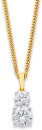 10ct-Element-Lab-Diamond-2-Stone-Pendant Sale