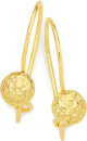 9ct-5mm-Diamond-Cut-Euroball-Earrings Sale