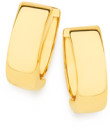 9ct-10mm-Polished-Huggie-Earrings Sale