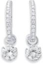 Sterling-Silver-Cubic-Zirconia-Hoops Sale