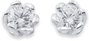 Sterling-Silver-Cubic-Zirconia-Twist-Studs Sale