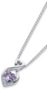 Sterling-Silver-Lavender-Cubic-Zirconia-Pendant Sale