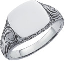 Chisel-Stainless-Steel-Engraved-Signet-Gents-Ring Sale