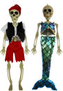 Halloween-Dress-Up-Hanging-Skeleton-Pirate-or-Mermaid Sale