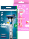 Gillette-Mach-3-Turbo-or-Venus-Comfort-Glide-White-Tea-Razor-2-Blades Sale