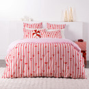 Christmas-Wishes-100-Cotton-Bows-Duvet-Cover-Set Sale