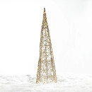 Christmas-Wishes-Gold-Cone-Tree-LED-Dcor-50cm Sale
