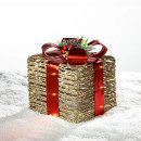 Christmas-Wishes-Rattan-Present-Box-LED-Dcor-20cm Sale