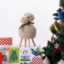 Christmas-Wishes-Fluffy-Standing-Sheep-30cm Sale