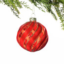 Christmas-Wishes-Red-Velvet-Swirl-Glass-Bauble Sale